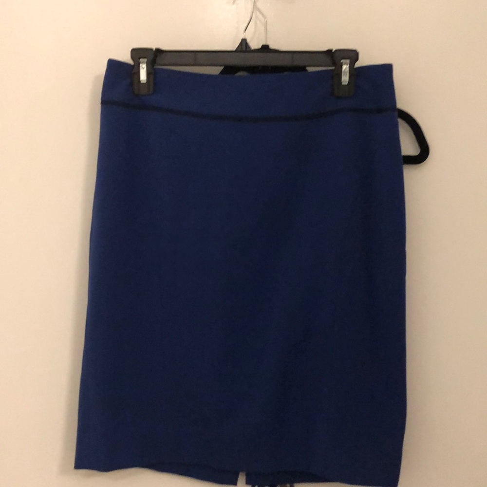 Blue Pencil work Skirt